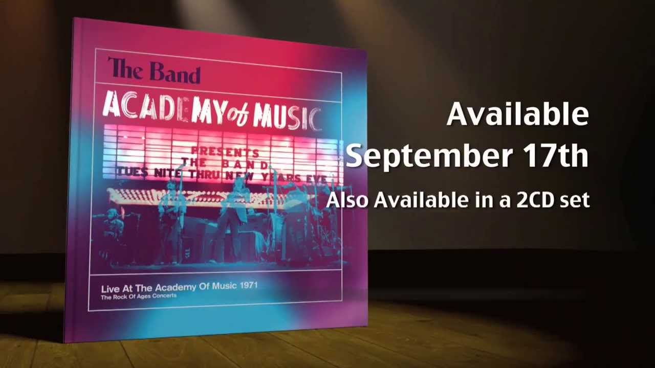 The Band Live At The Acdemy Of Music 1971 UNBOXING - YouTube