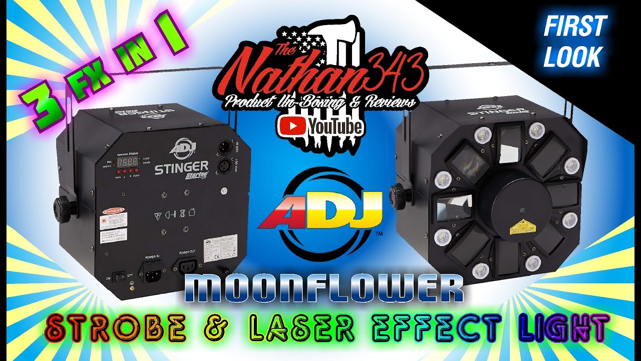 ADJ Stinger 3 in 1 Effect Light (First Look) - YouTube