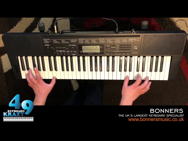 Casio CTK-3500 Keyboard - 400 Sounds Part 1/2 - YouTube