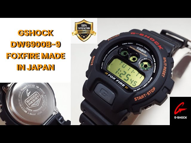 GSHOCK DW-6900B-9 | FOXFIRE | JAPAN SET | JDM ONLY | UNBOXING