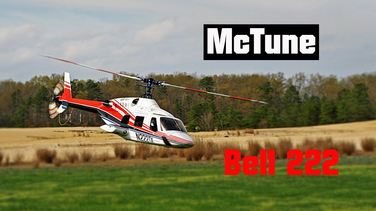 Hirobo Scale Bell 222 flown by Rob McClellan - YouTube