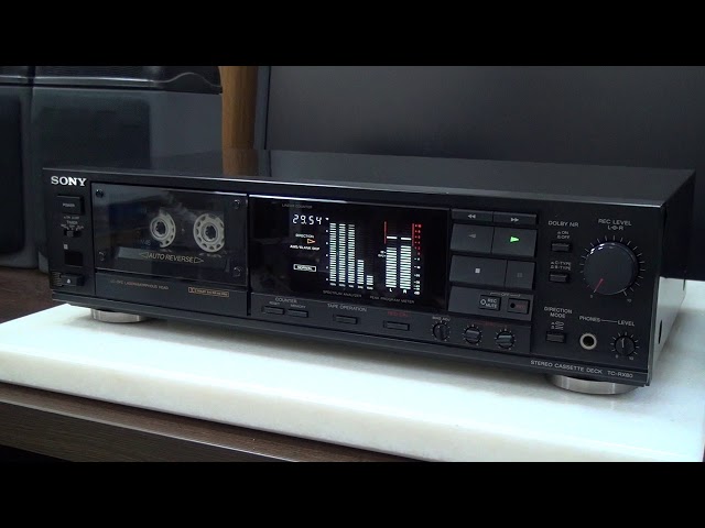 SONY TC-RX80 ￥69,800(1988年発売) 20Hz-21kHz(EIAJ、Metal-Sカセット