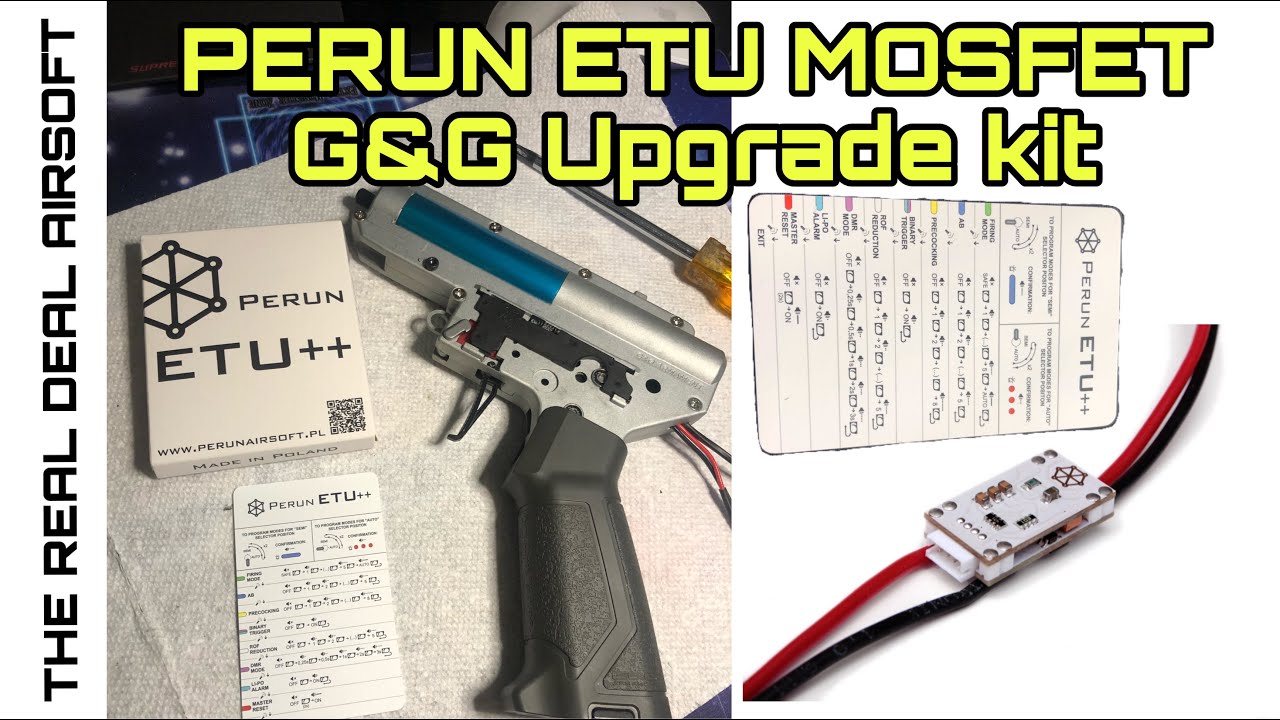 Perun ETU Mosfet Upgrade Kit Review Airsoft - YouTube