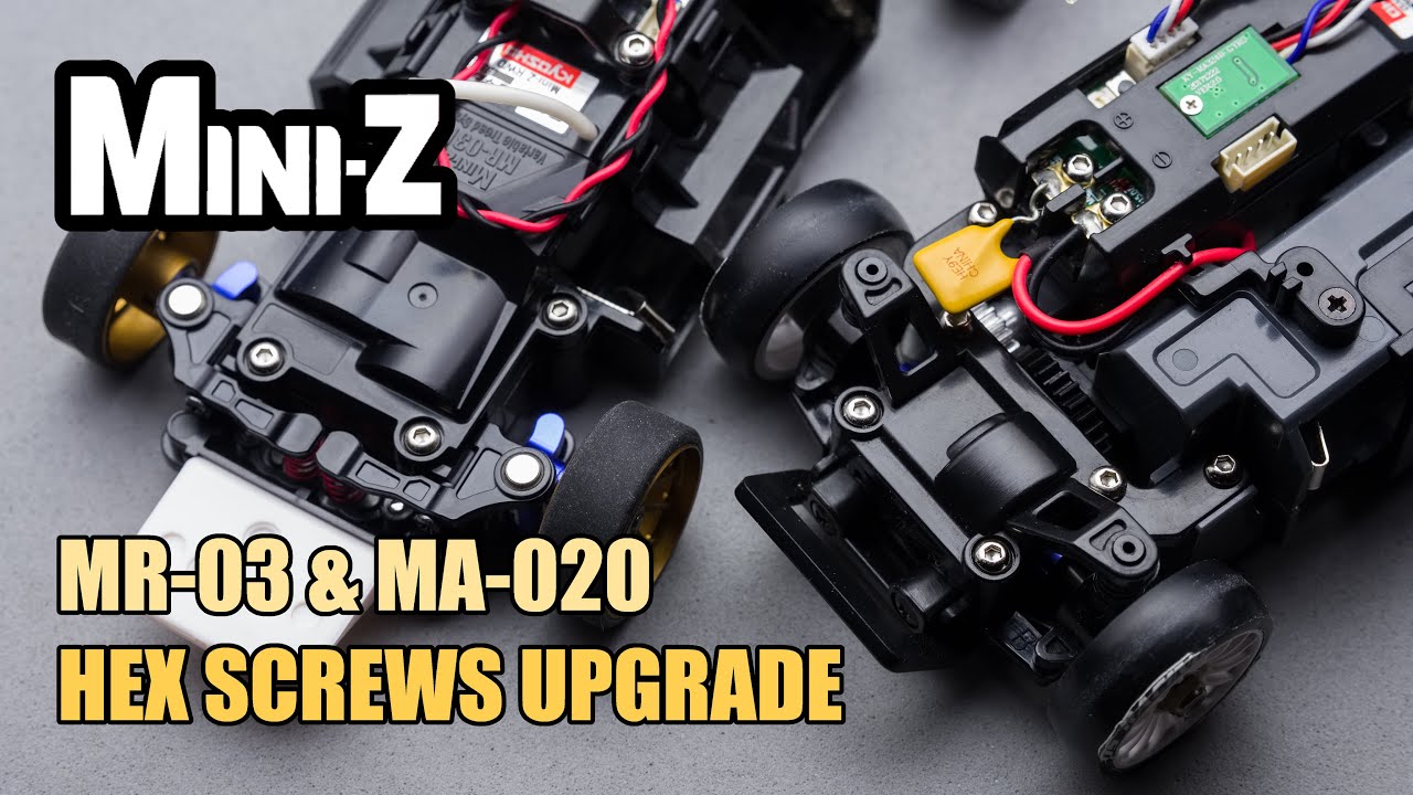 Hex Screws Upgrade for Mini-Z MR-03 and MA-020: Inexpensive and