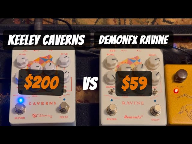 Keeley Caverns Vs. Demonfx Ravine Comparison - YouTube
