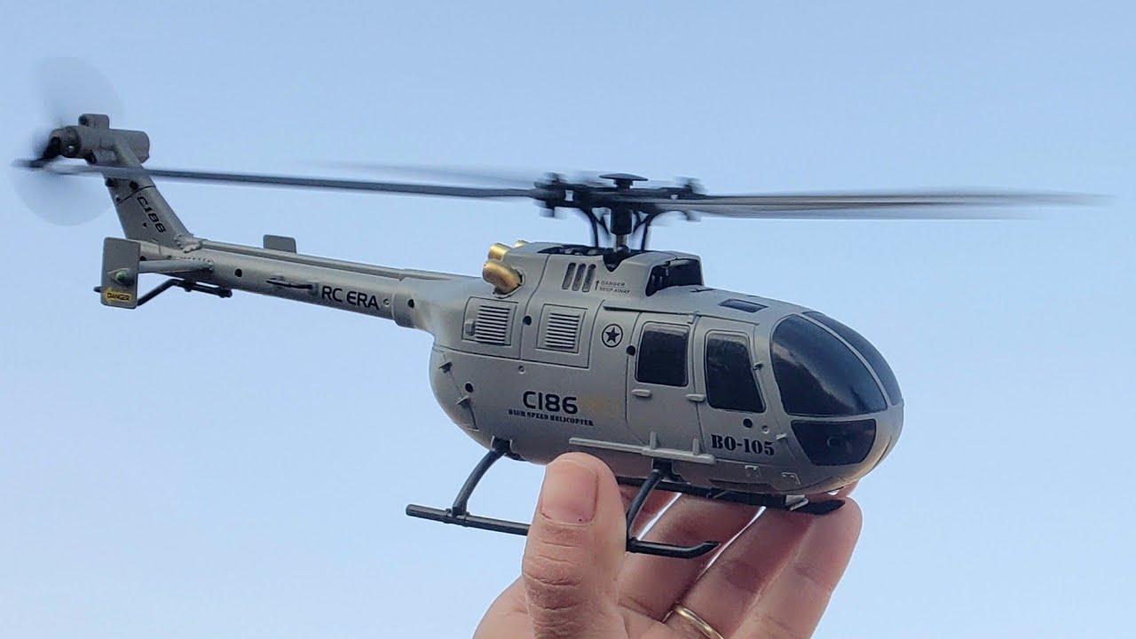 C186 4Ch RC Helicopter Unbox and Test - YouTube