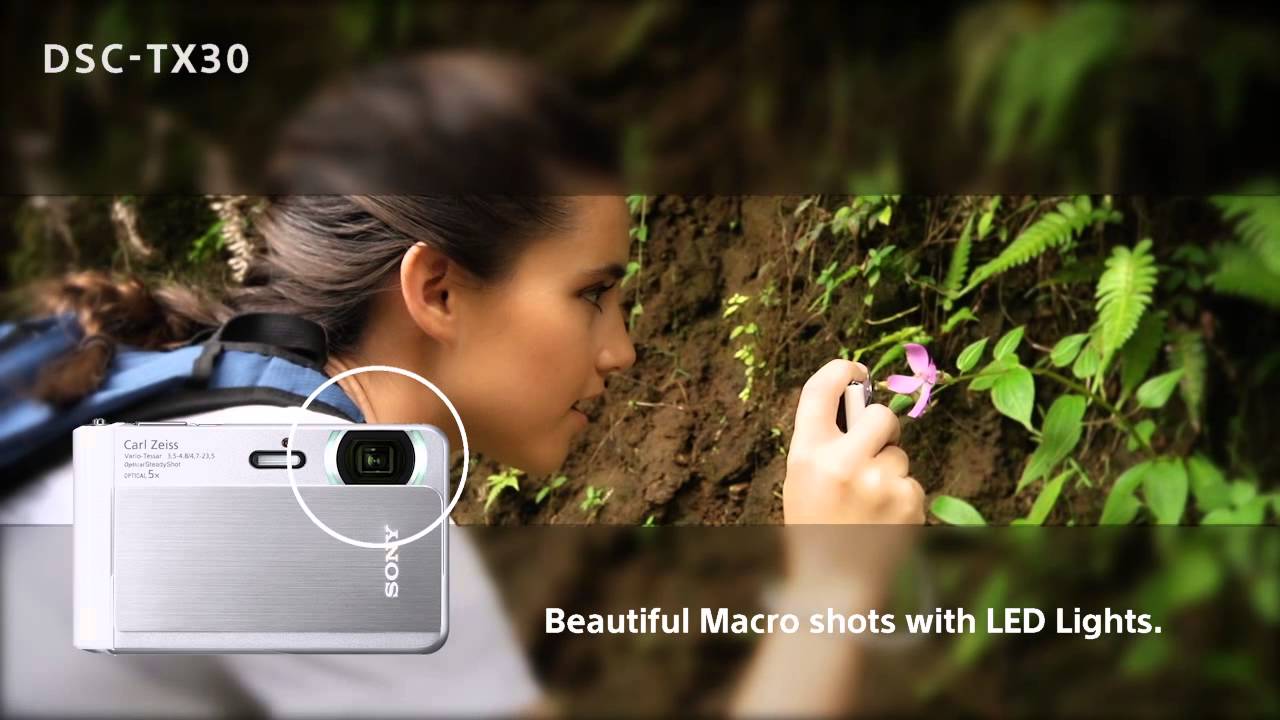 DSC-TX30 Cyber-shot from Sony | Tough with a splash of style