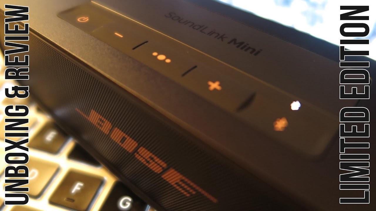 NEW! BOSE SoundLink Mini II LIMITED EDITION - YouTube