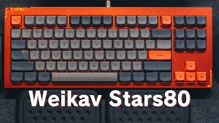 Weikav Stars80をレビュー！想像以上に打鍵感が良い - YouTube