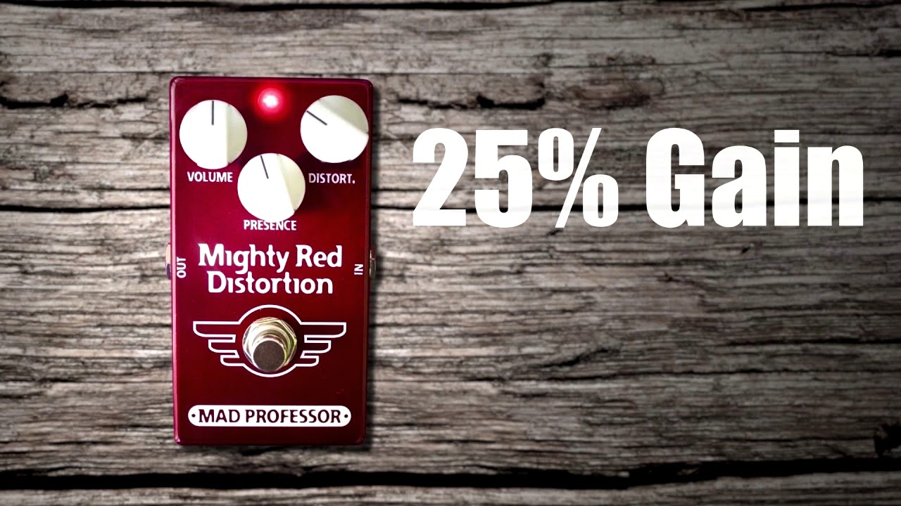 Mad Professor - Mighty Red Distortion - YouTube