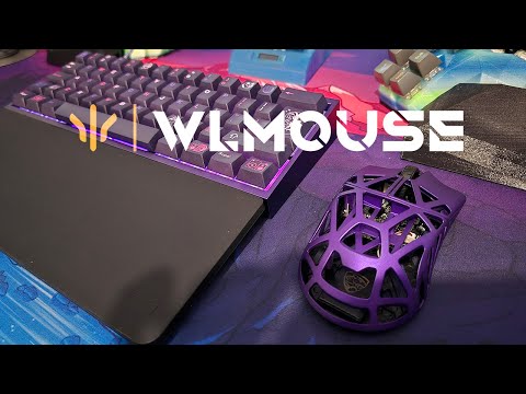 WLMouse Beast X 8K Omron Opticals Purple unboxing and first look