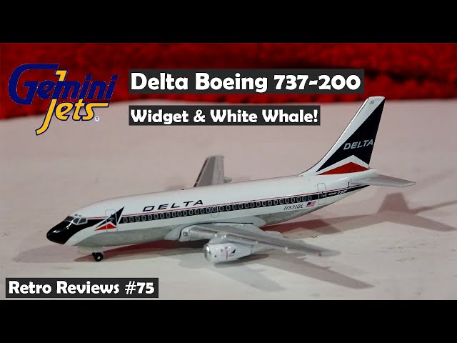 Retro Reviews #75 - Gemini Jets Delta Boeing 737-200 (Widget