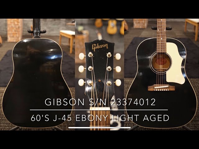 Gibson 60's J-45 ADJ Ebony Light Aged【限定15本 当社カスタム