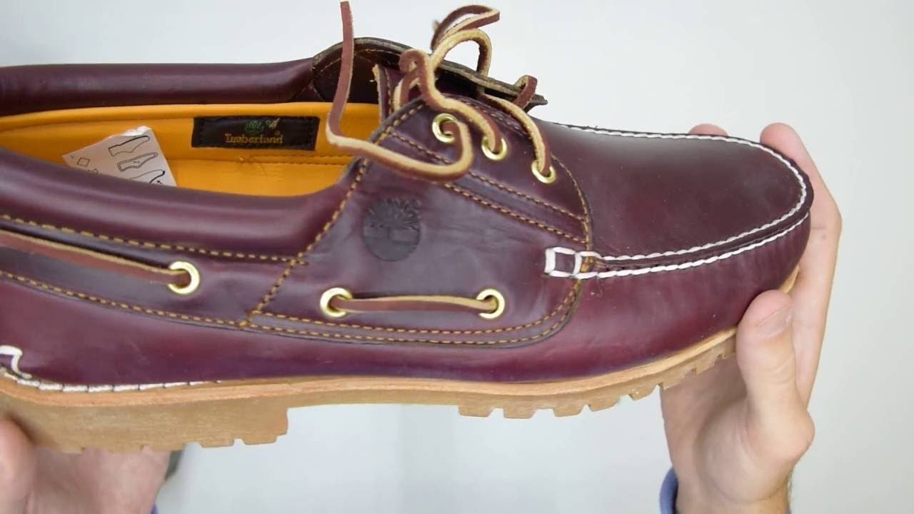 Timberland Authentics 3 Eye Classic Lug - Burgundy - Walktall