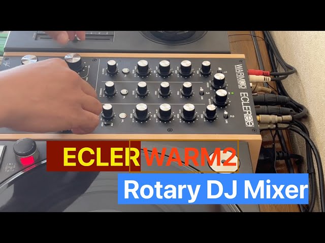 ECLER / WARM2 isolator, Rotary DJ Mixer testing mixing&send/return