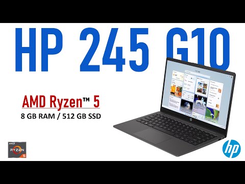 HP 245 G10 Laptop Full Review | Ryzen 5 7520U, 512GB SSD, Wi-Fi 6