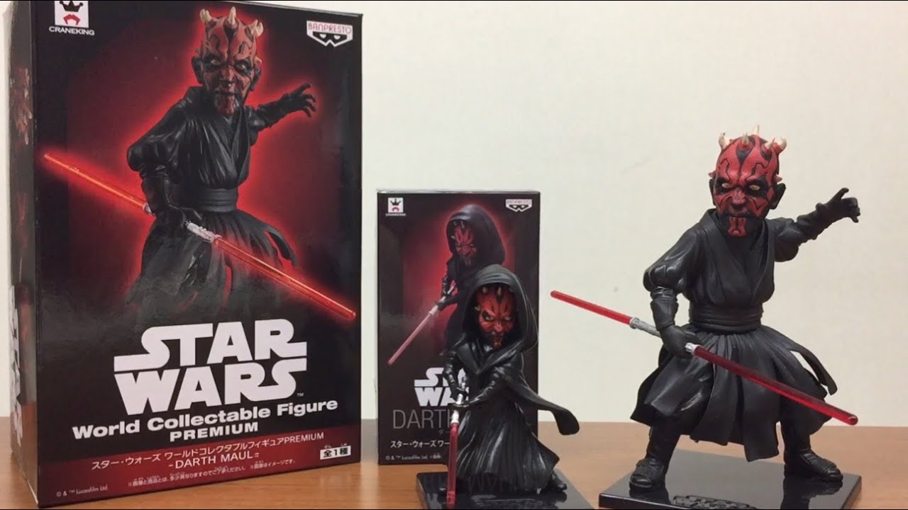 star wars world collectible figure premium darth maul ワールド