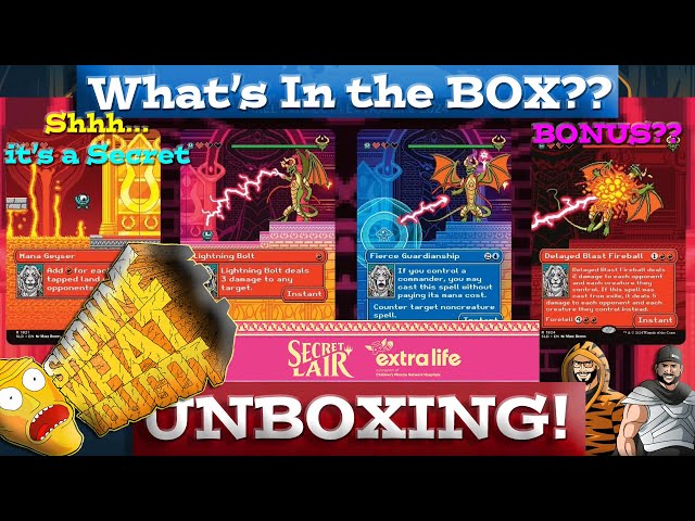 👀 Unboxing 👀 Extra Life 2024 Pixel Perfect Secret Lair! - YouTube