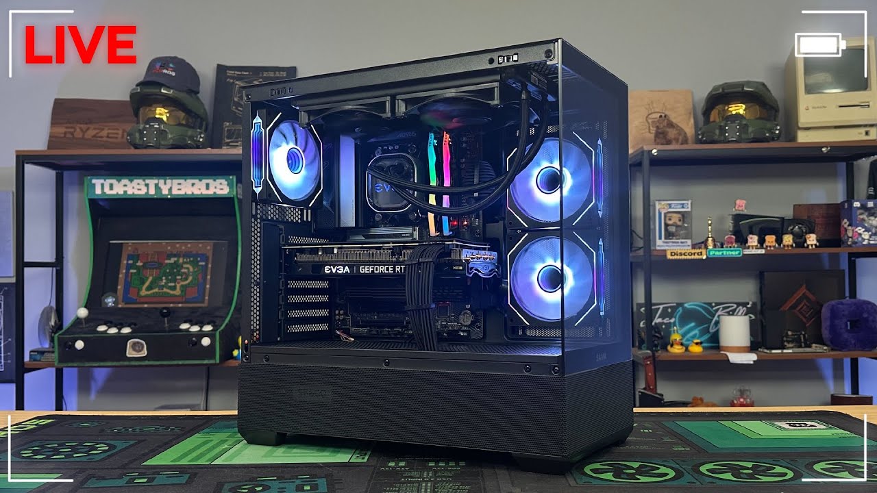 Ryzen 5 7600x + RTX 3070 Gaming PC Build PCBros.tech - YouTube