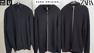 UNIQLO VS ZARA】ドライバーズニット比較ライブ!!【ZARAオリジンズ