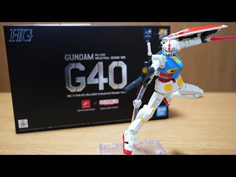 The luxury feel of the Gundam Gunpla 40th Anniversary Kit is