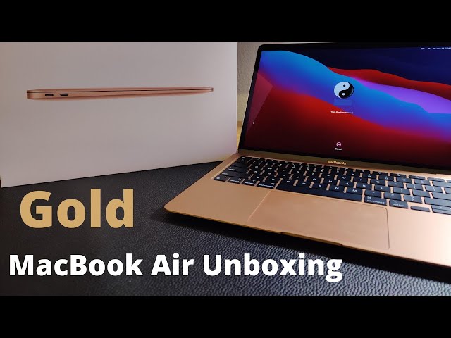 2020 M1 Gold MacBook Air Unboxing! - YouTube