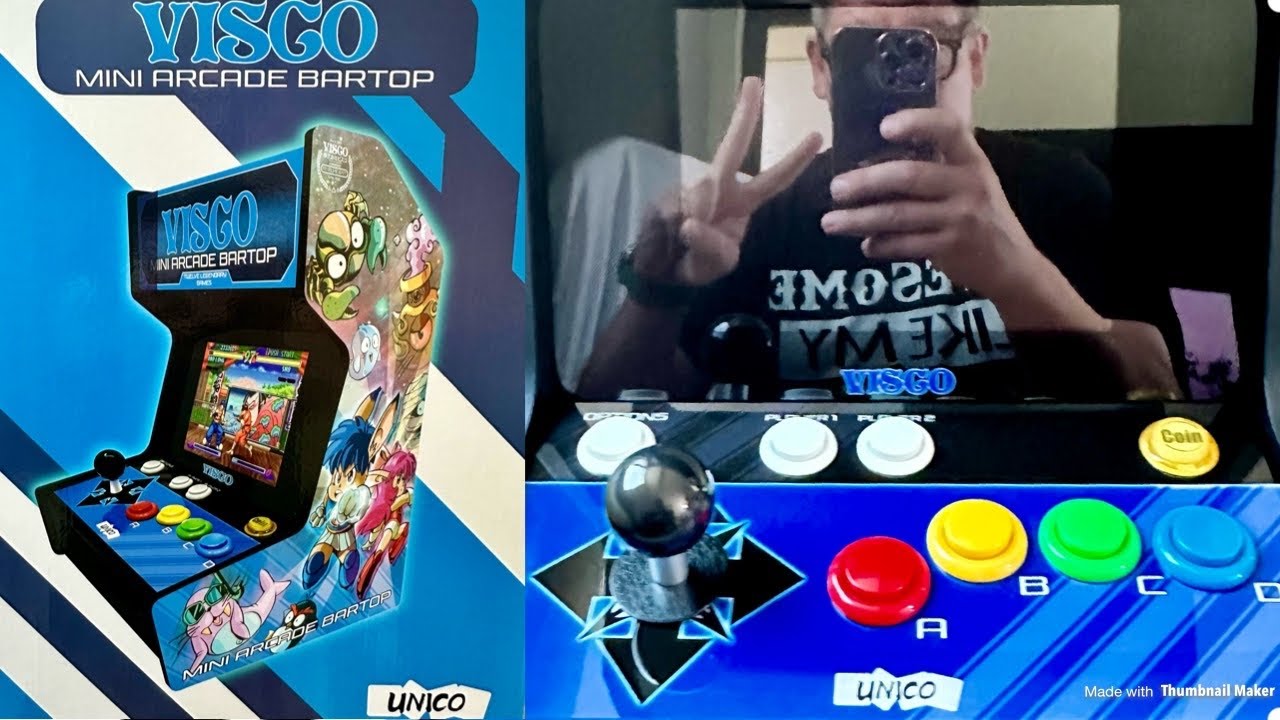 VISCO Mini Arcade Bartop Impressions - YouTube