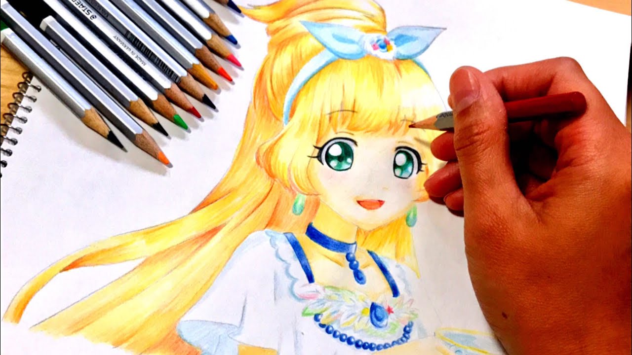 アイカツスターズ！白鳥ひめ☆Aikatsu Stars! Hime Shiratori coloring