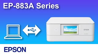 パソコンと接続する （USBケーブル編） (エプソン EP-883A Series