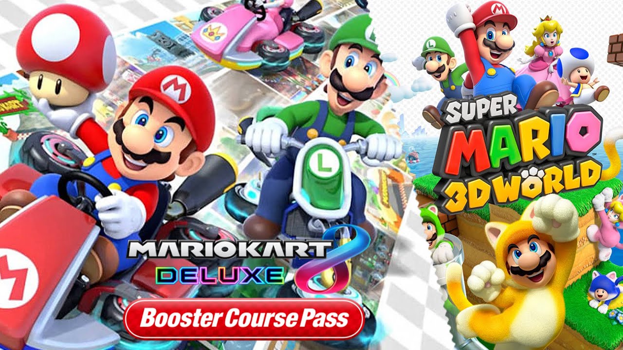 Super Mario 3D World + Mario Kart 8 Deluxe All Courses - Full Game