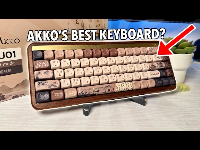 Is this the BEST Wooden Keyboard for 2024? (AKKO MU01) - YouTube
