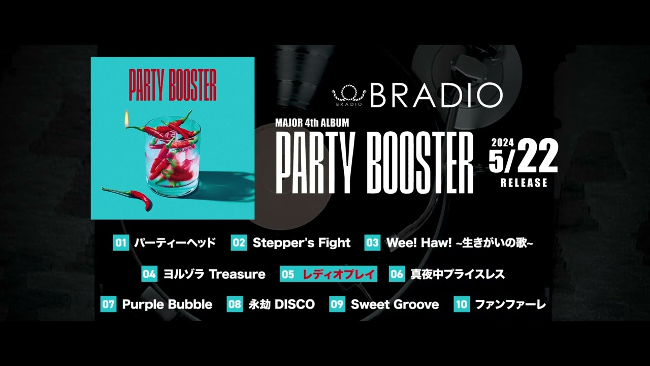 BRADIO - Album『PARTY BOOSTER』（OFFICIAL TRAILER VIDEO） - YouTube