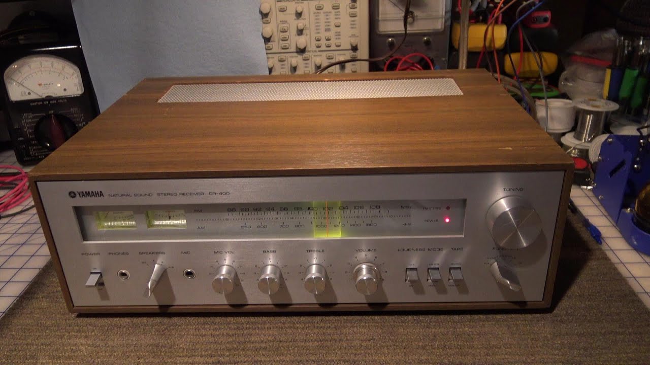 □YAMAHA CR-400 ビンテージレシーバー 不具合原因はなんと