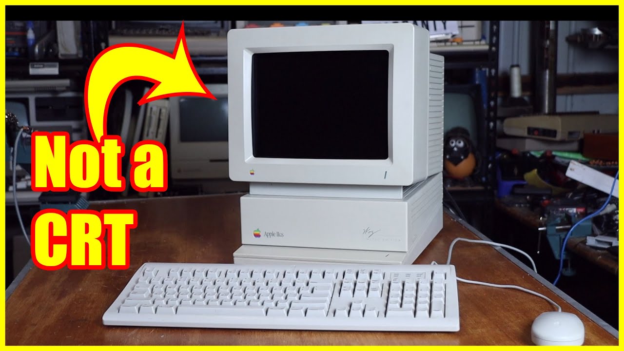 Apple IIgs LCD Retrofit - YouTube