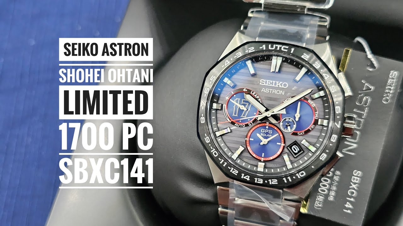 Seiko Astron Nexter GPS Solar Shohei Ohtani Limited Edition 1700