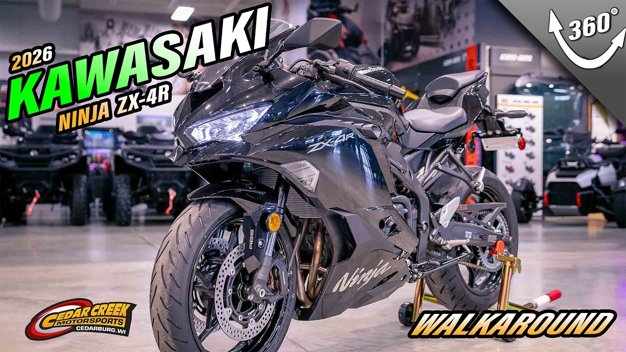 Walkaround | 2026 Kawasaki Ninja® ZX™-4R ABS - YouTube