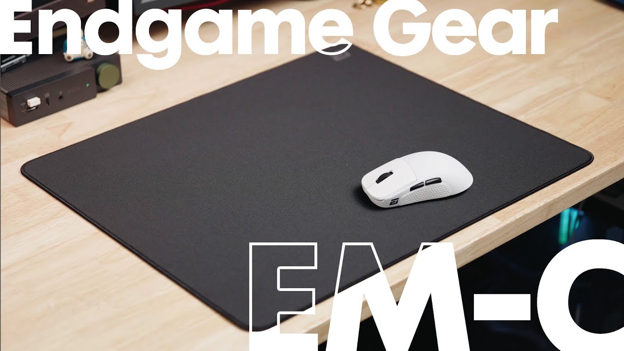 ポロン製の高品質マウスパッド Endgame Gear EM-C - YouTube