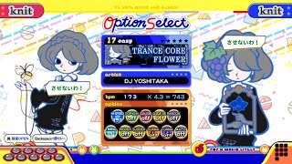 ポップンLively】トランスコア(EASY)FLOWER - YouTube