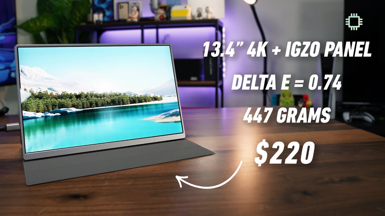 Intehill U13NA Review: World's 1st 4K IGZO Portable Monitor costs
