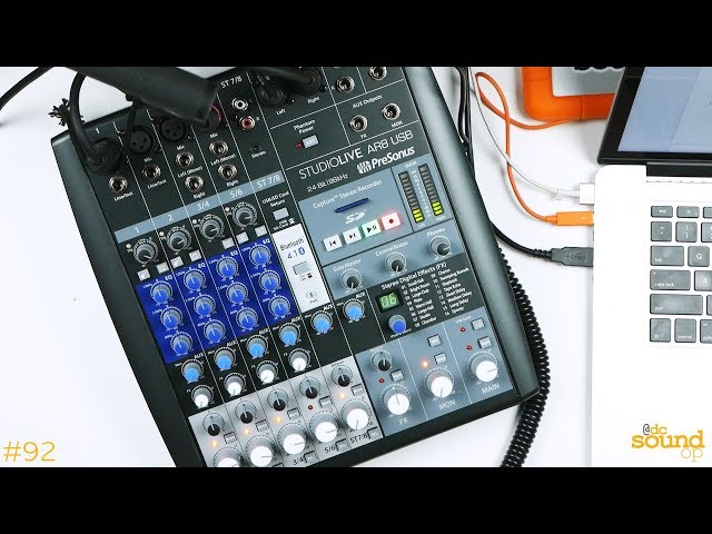 PreSonus StudioLive AR8 USB First Look - YouTube