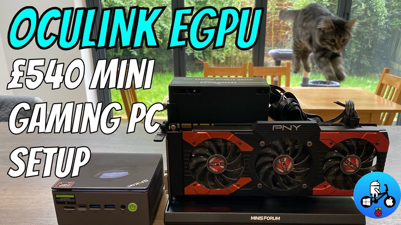 Minisforum DEG1 Oculink Dock. Ultra compact Gaming PC Setup with