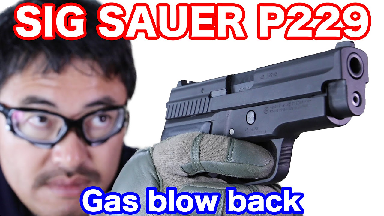 TANAKA SIG SAUER P229 GBB Gas Blowback Airsoft Gun Review by Mac