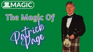 The Magic of Patrick Page! - YouTube