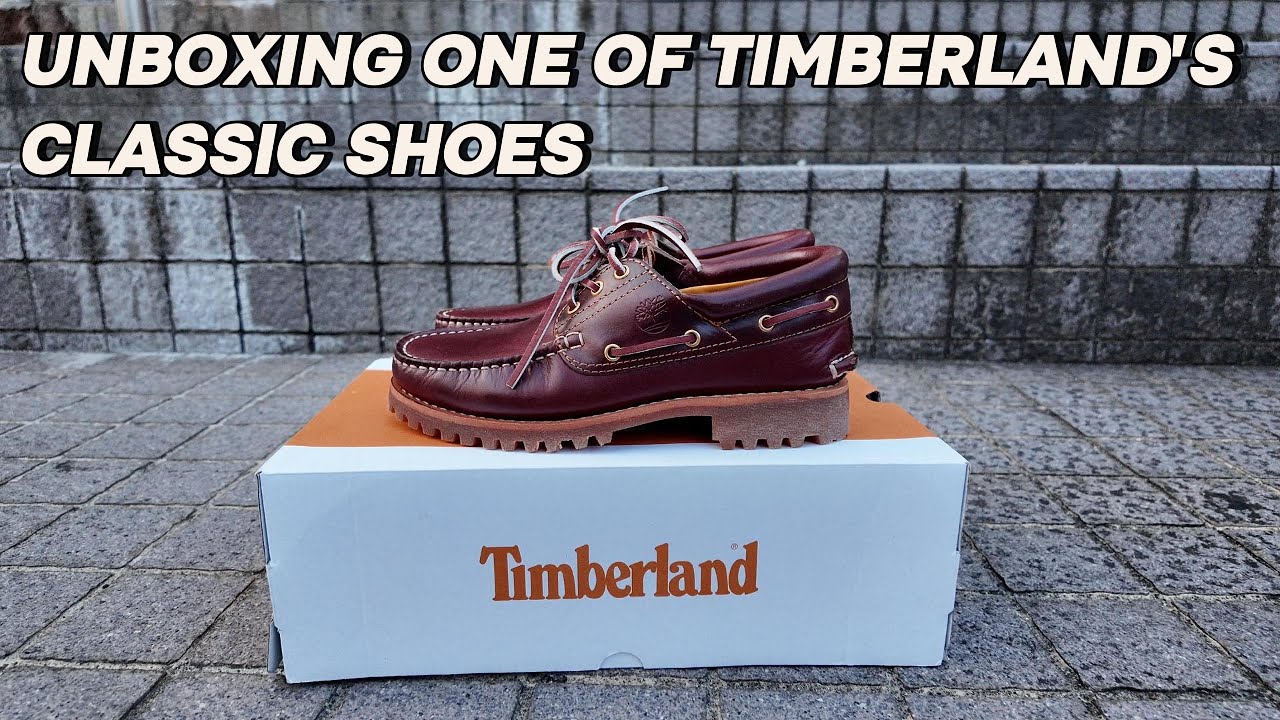 QUICK UNBOXING OF THE TIMBERLAND 3-EYE HANDSEWN LUG SHOE - YouTube