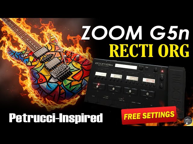ZOOM G5n RIFFS & LEAD Free Settings: Petrucci-Inspired | TUTORIAL