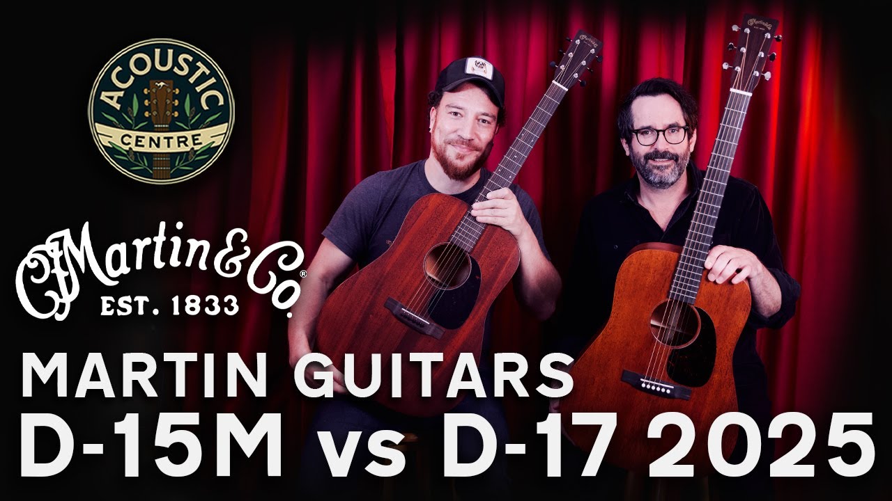 Martin D-15E vs D-15M vs D-17 – All-Mahogany Dreadnought Guitar