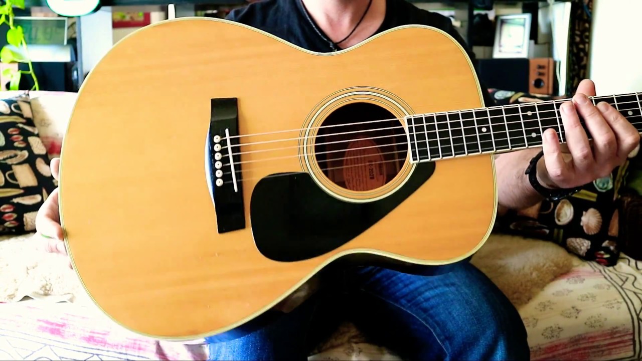 Yamaha FG-202B 1979 - Sound Demo - YouTube