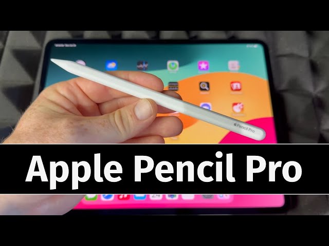 New Apple Pencil Pro Set Up with iPad Pro 13” M4 - YouTube