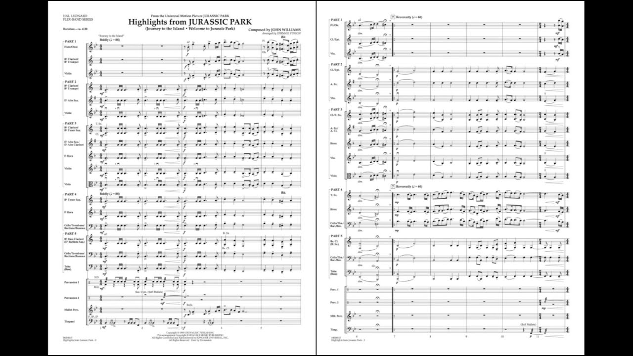 ジュラシック・パーク」よりハイライト (フレックスバンド