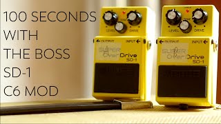 BOSS SD-1 Overdrive Pedal C6 Mod - Before and After - YouTube